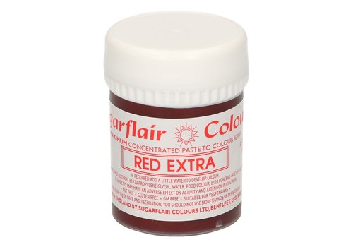 Sugarflair - Max Concentrate Paste Colour RED EXTRA 42g 