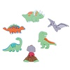 PME Suiker Cupcake Toppers Dinosaur pk/6