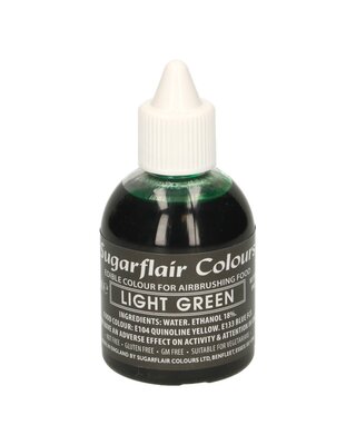 sugarflair Sugarflair Airbrush Colouring Light Green 60ml