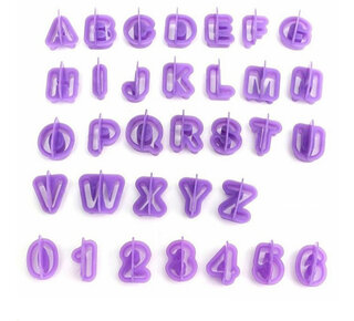 Letters & Cijfers uitstekers standaard