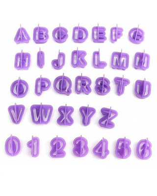 Letters & Cijfers uitstekers standaard