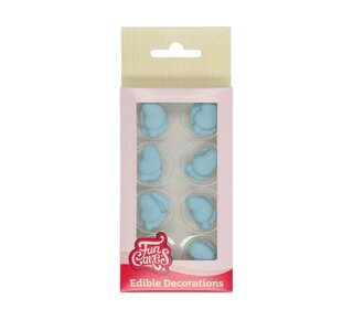 Funcakes Suikerdecoratie Baby Voetjes Blauw Set/16