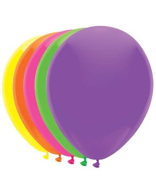 Haza Ballonnen neon mix 25cm 10st