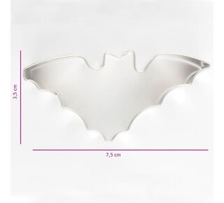 Koekjes Uitsteker Vleermuis 7,5 cm