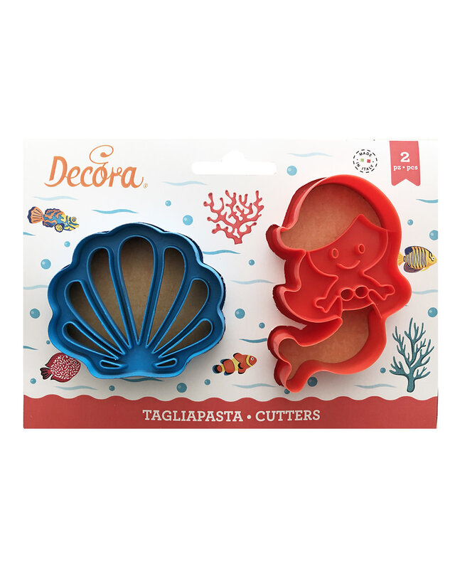 decora zeemeermin en schelp uitsteker