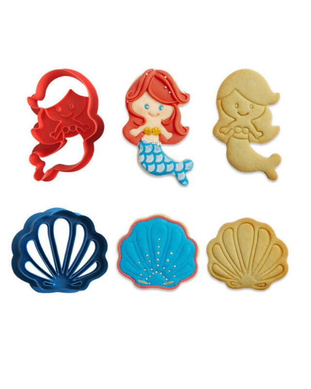 decora zeemeermin en schelp uitsteker