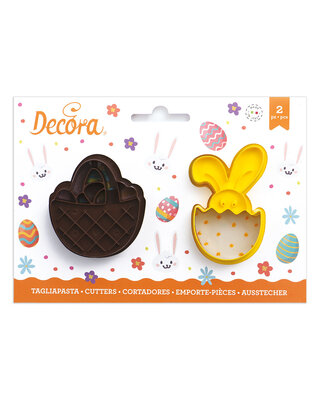 decora Paas haas en mand uitsteker