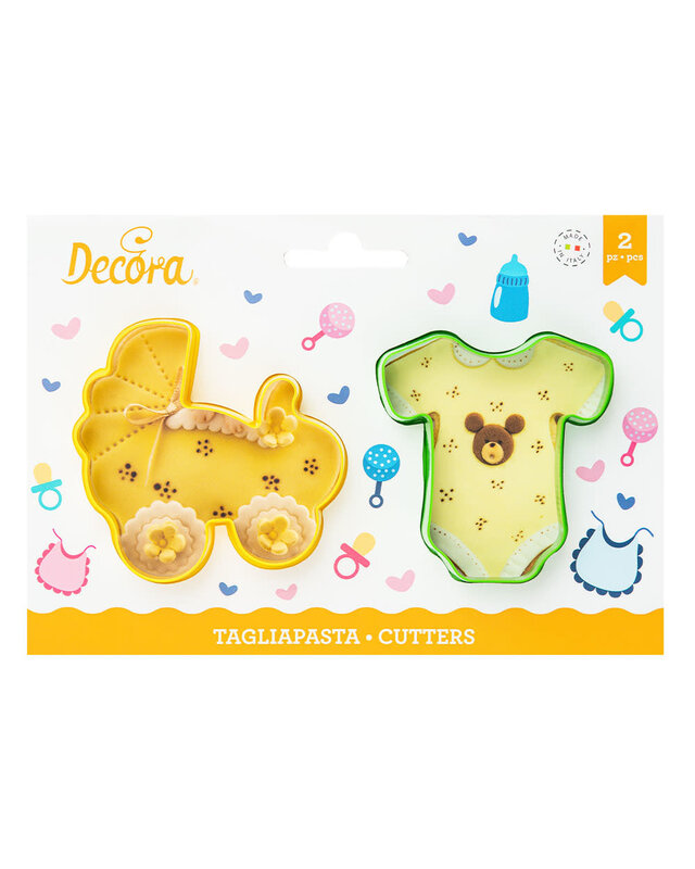 decora baby kinderwagen en romper uitsteker