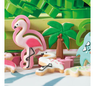 decora flamingo & palmboom uitstekers