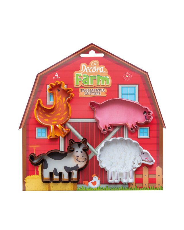 decora boerderij dieren uitstekers