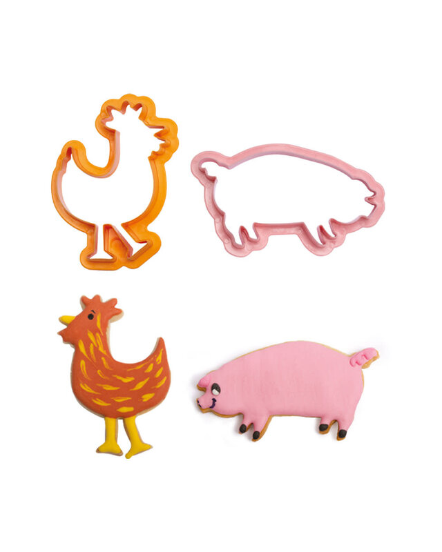 decora boerderij dieren uitstekers