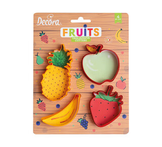 decora fruit uitstekers set/4