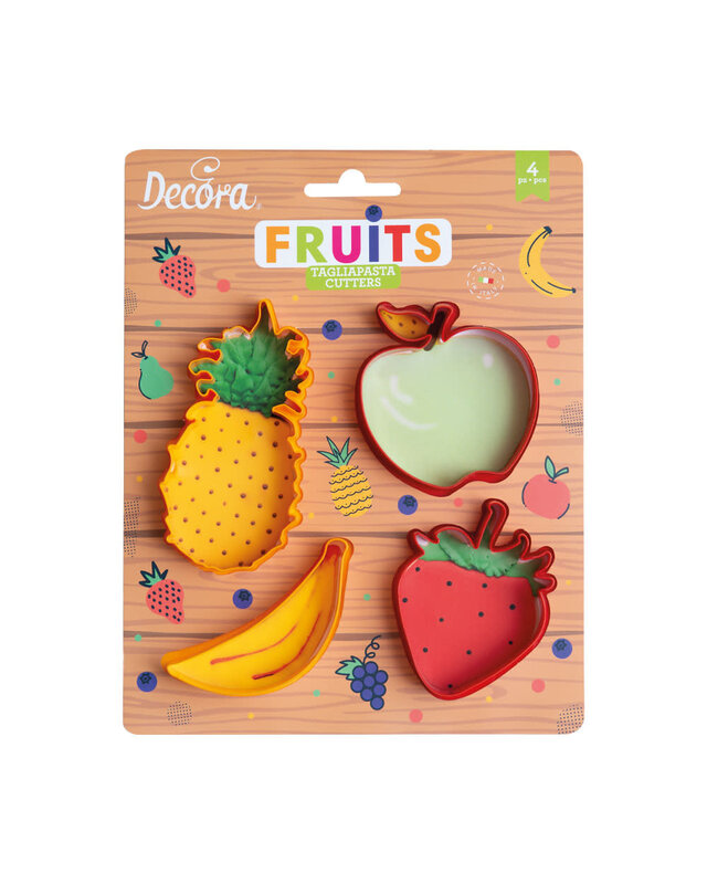 decora fruit uitstekers set/4