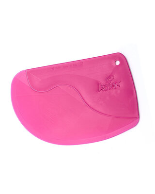 decora decora spatel roze scraper 12cm