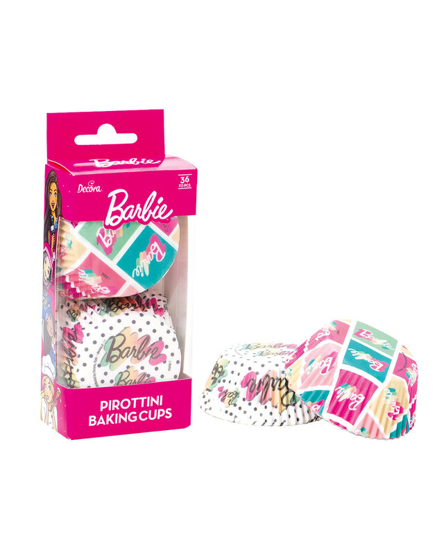 decora Barbie cupcakevormpjes 36st