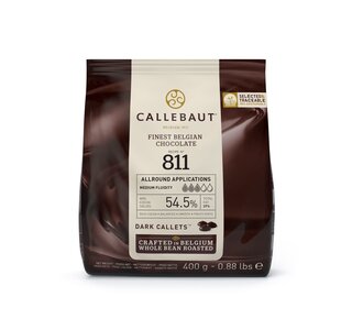 callebaut Callebaut Chocolade Callets -puur- 400g