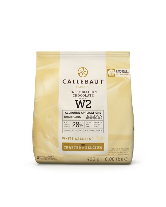 callebaut Callebaut Chocolade Callets -wit- 400g