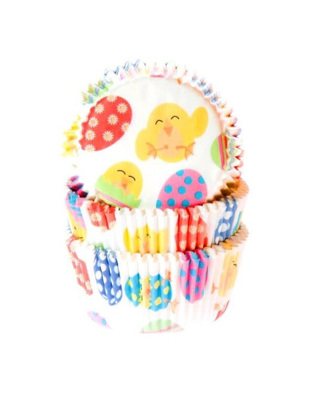 House of Marie House of Marie Baking Cups Paaskuiken pk/50