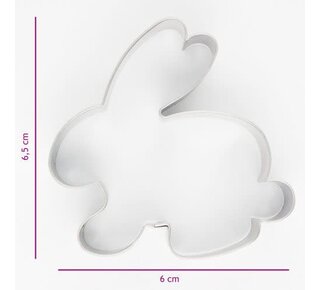 Koekjes Uitsteker Haas konijn 6 cm