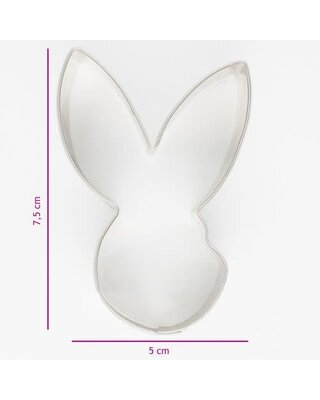Koekjes Uitsteker Hazen Hoofd / konijn 7,5 cm