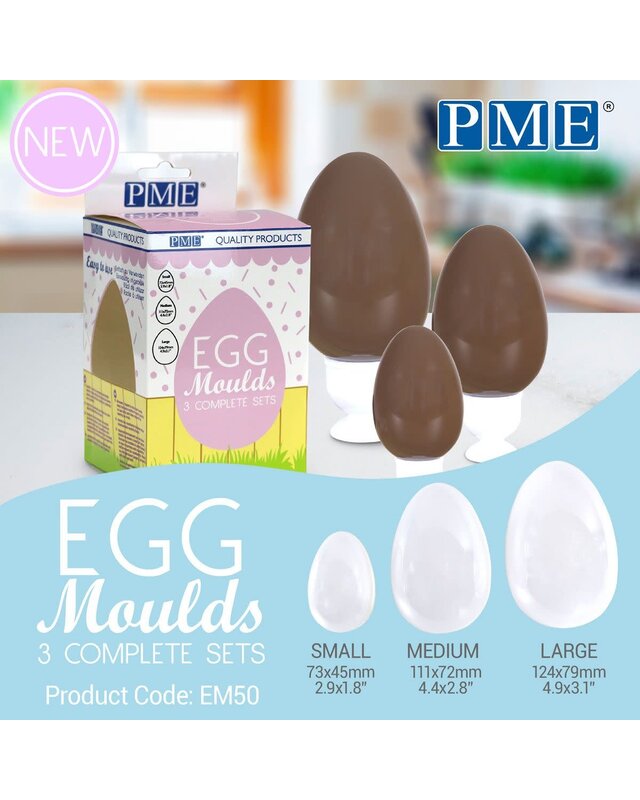 PME PME Egg Moulds Set/3
