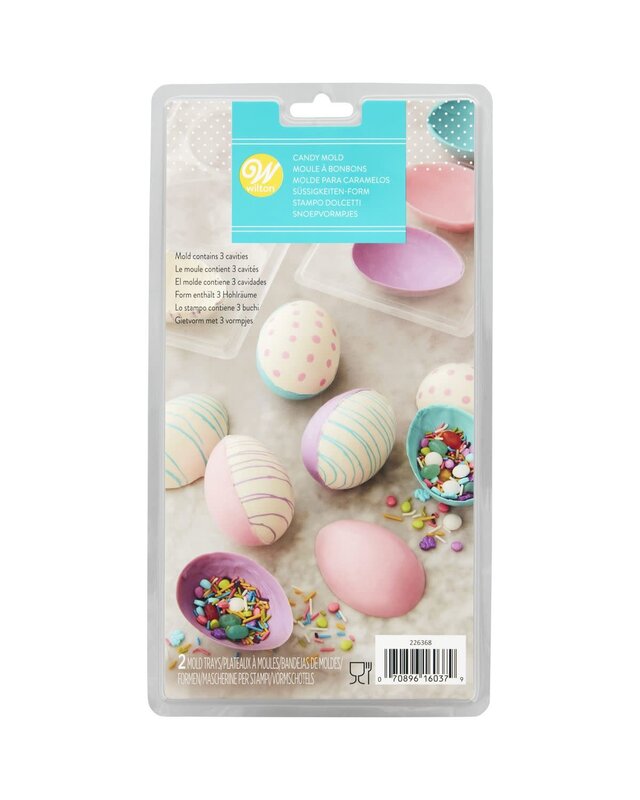 wilton Wilton 3D Cavity Egg Candy Mold