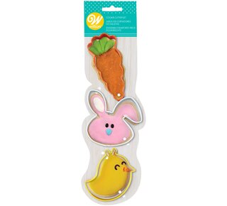 wilton Wilton Cookie Cutter Whimsical Easter pasen Set/3