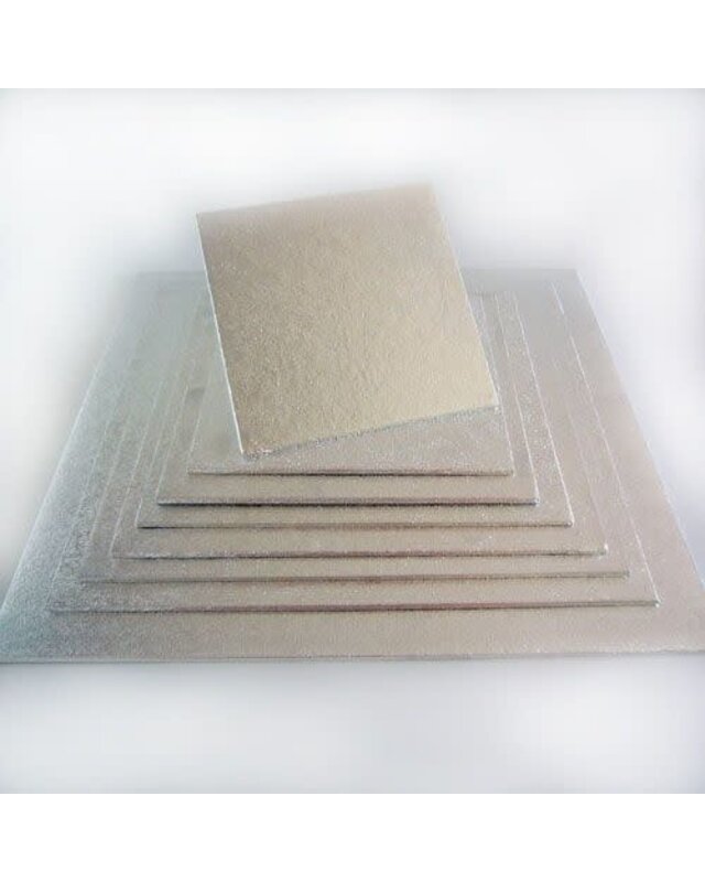 Funcakes FunCakes Cake Board Vierkant 35,6 x 35,6 cm - Zilver