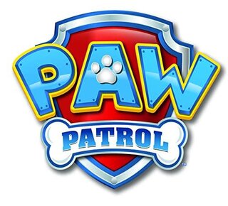 paw patrol logo eetbare print