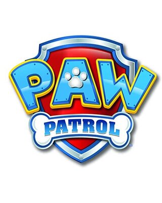 paw patrol logo eetbare print