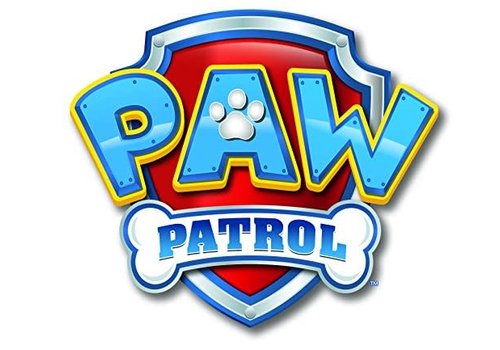 paw patrol logo eetbare print 