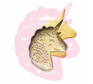 scrapcooking ScrapCooking Koekjesuitsteker & Embosser Unicorn