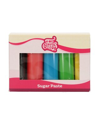 Funcakes FunCakes Fondant Multipack essential Colours 5x100g