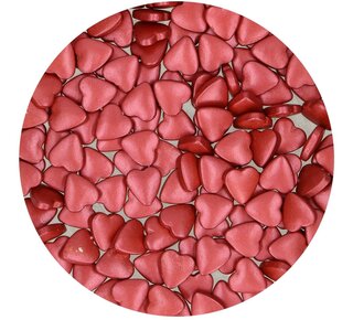 Funcakes Suikerhartjes Bordeaux 80g