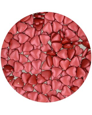 Funcakes Suikerhartjes Bordeaux 80g