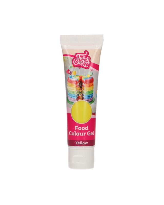 Funcakes FunCakes Gel - geel yellow 30g