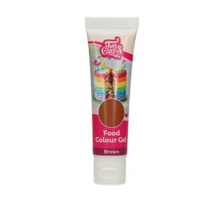 Funcakes Edible FunColours Gel - Brown bruin 30g