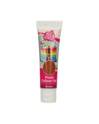 Funcakes Edible FunColours Gel - Brown bruin 30g
