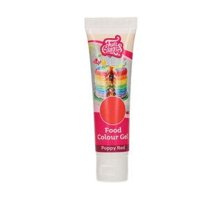Funcakes FunCakes Edible FunColours Gel - Poppy Red rood 30g