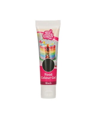 Funcakes FunCakes  Gel - Black zwart 30g