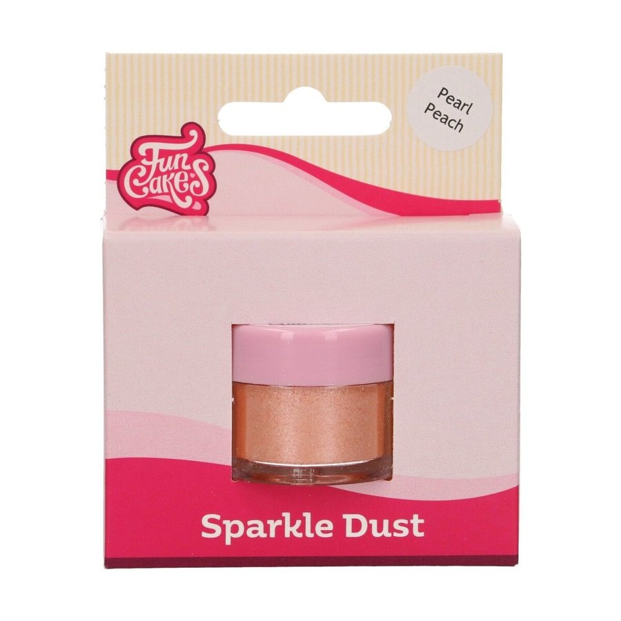 FunCakes Sparkle Dust - Pearl Peach-2