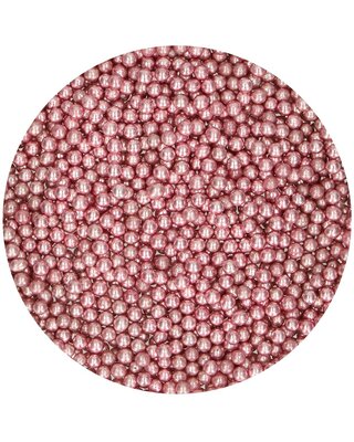 Funcakes FunCakes Suikerparels Medium 4mm Metallic Roze 80 g