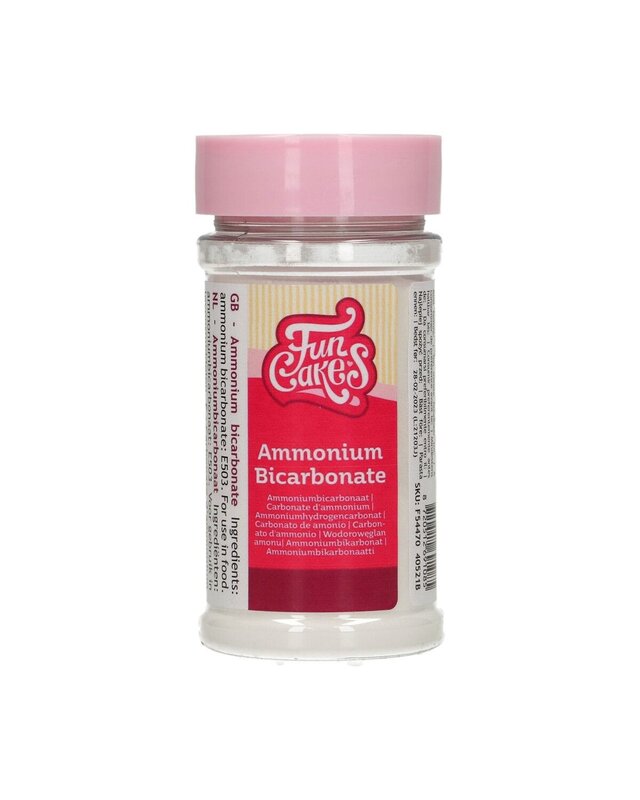 Funcakes FunCakes Ammoniumbicarbonaat -80g-