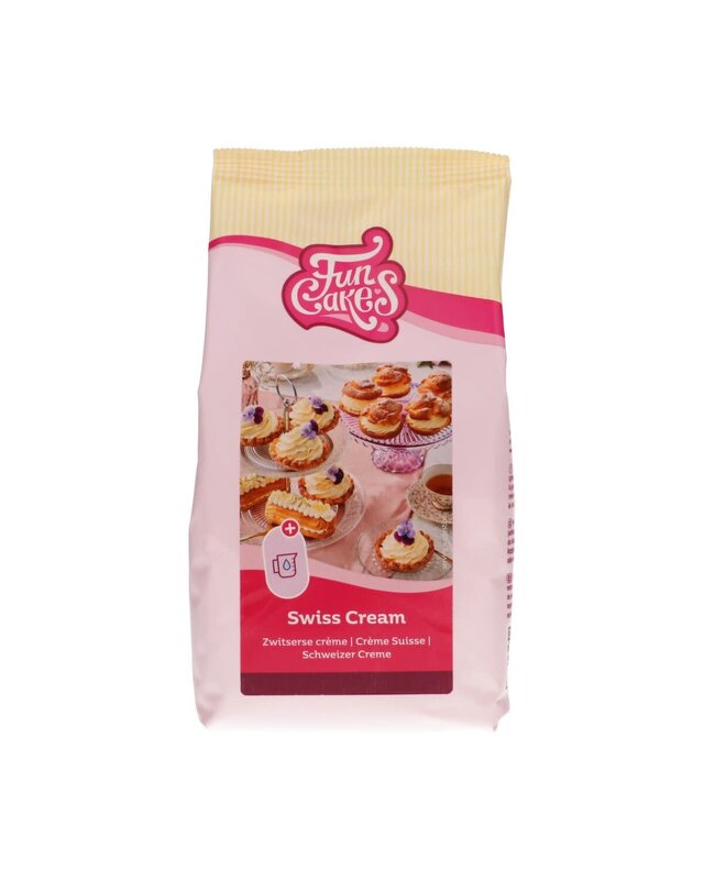 Funcakes FunCakes Mix voor Crème Suisse zwitserse room 500g