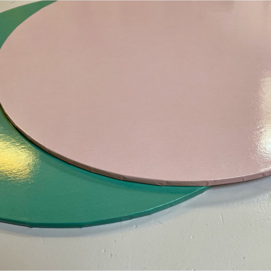 Cakeboard extra stevig pastel groen 20cm-2