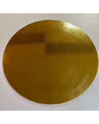 Cakeboard extra stevig goud 20cm
