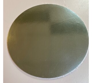 Cakeboard extra stevig zilver 20cm