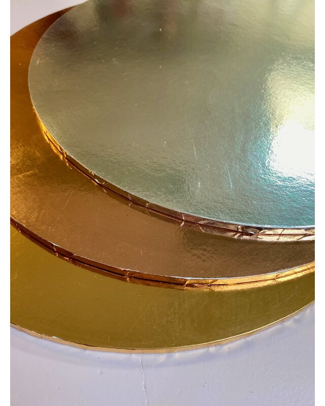cakeboard extra stevig goud 30cm
