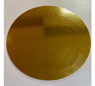 cakeboard extra stevig goud 30cm