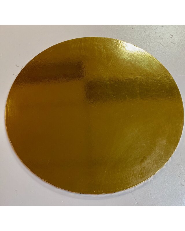 cakeboard extra stevig goud 30cm